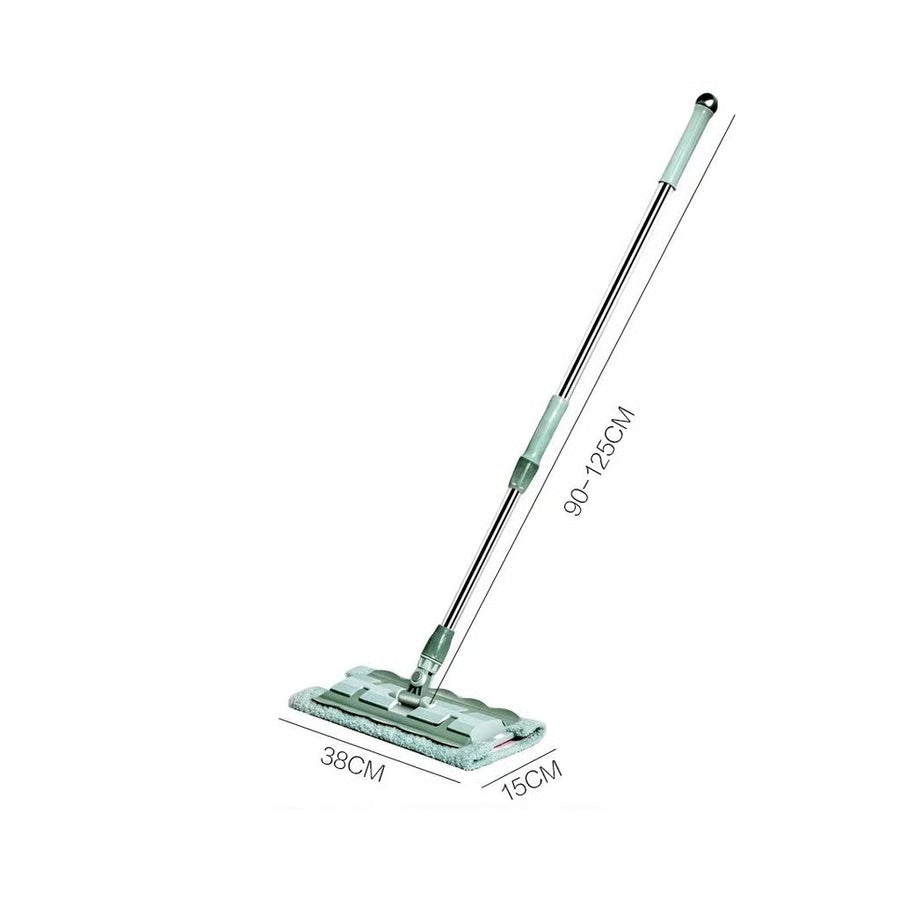đHot Sale 49% OFFâłFlat Mop with Stainless Steel Handle with Reusable Washable Mop Cloths
