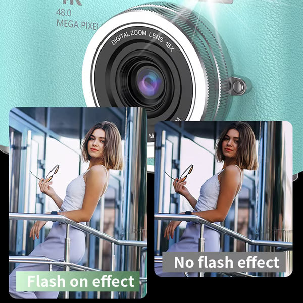 💥1080P HD 48MP Digital Point & Shoot Camera with 2.4 Inch HD Flip Screen💥