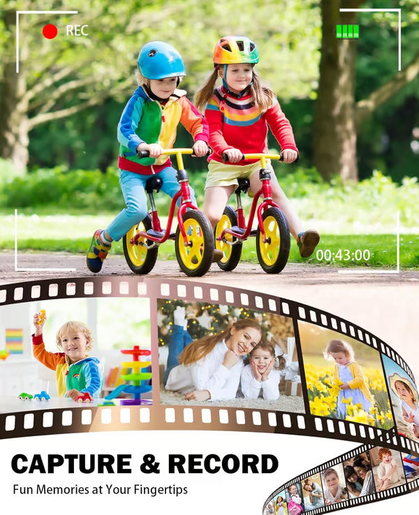 💥1080P HD 48MP Digital Point & Shoot Camera with 2.4 Inch HD Flip Screen💥