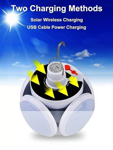 🔥2 in 1 Folding Solar Lamp