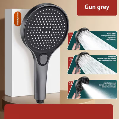 3 Spray Modes High pressure Hand Held Shower Head