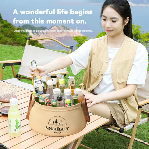 🏆Flash Sale⚡Collapsible Travel Basin – Portable Foldable Bucket for Camping, Laundry & Foot Soaks