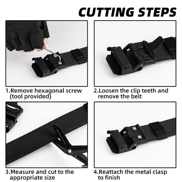 🔥LAST DAY 54% OFF - EDC Nylon Ratchet Belt