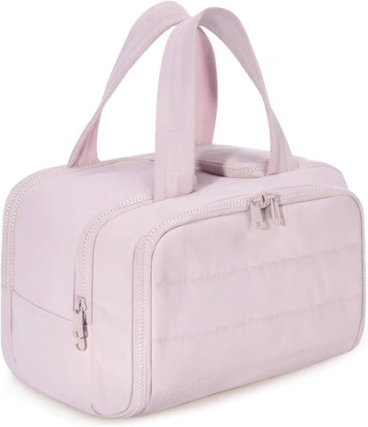 Large Capacity Wide-Open Travel Cosmetic Bag