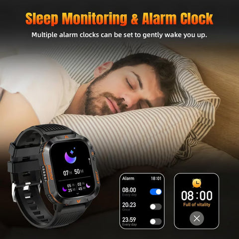Men's Military Outdoor Sports Smart Watch for Android & IOS