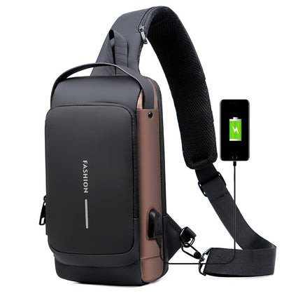 New Carbon Fiber Streamline Anti-Theft Sling Bag 🔥