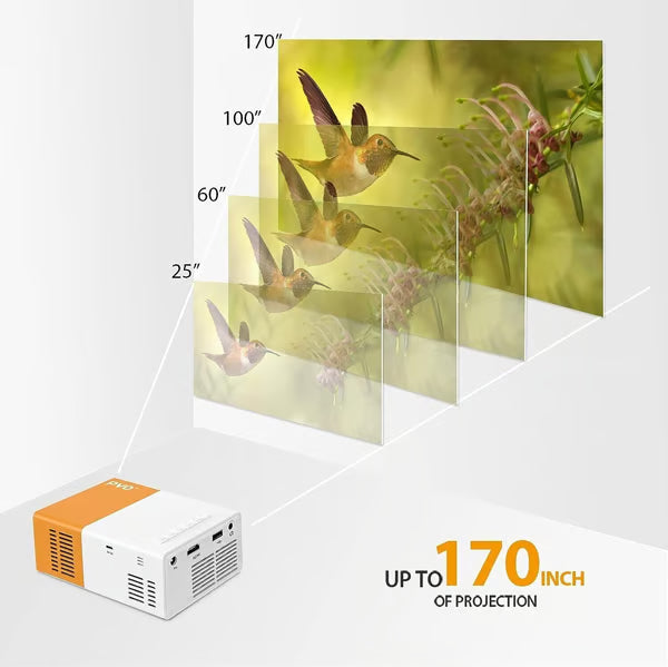 Portable Smart 1080P Movie Projector