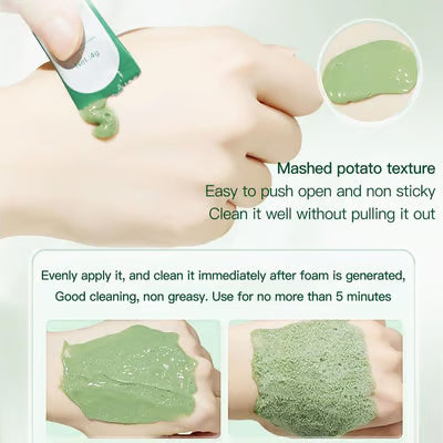 🔥Last Day 49% OFF- Natural Organic Avocado deep cleansing bubble mask